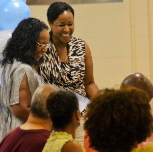 Tonya and Bill shared responsibility for Master and Mistress of Ceremonies