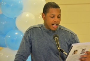 Justin Duffy inspiring his family to live healthy.