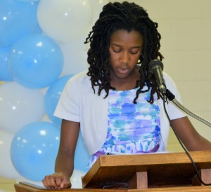 Bradleigh delighted us with a reading.